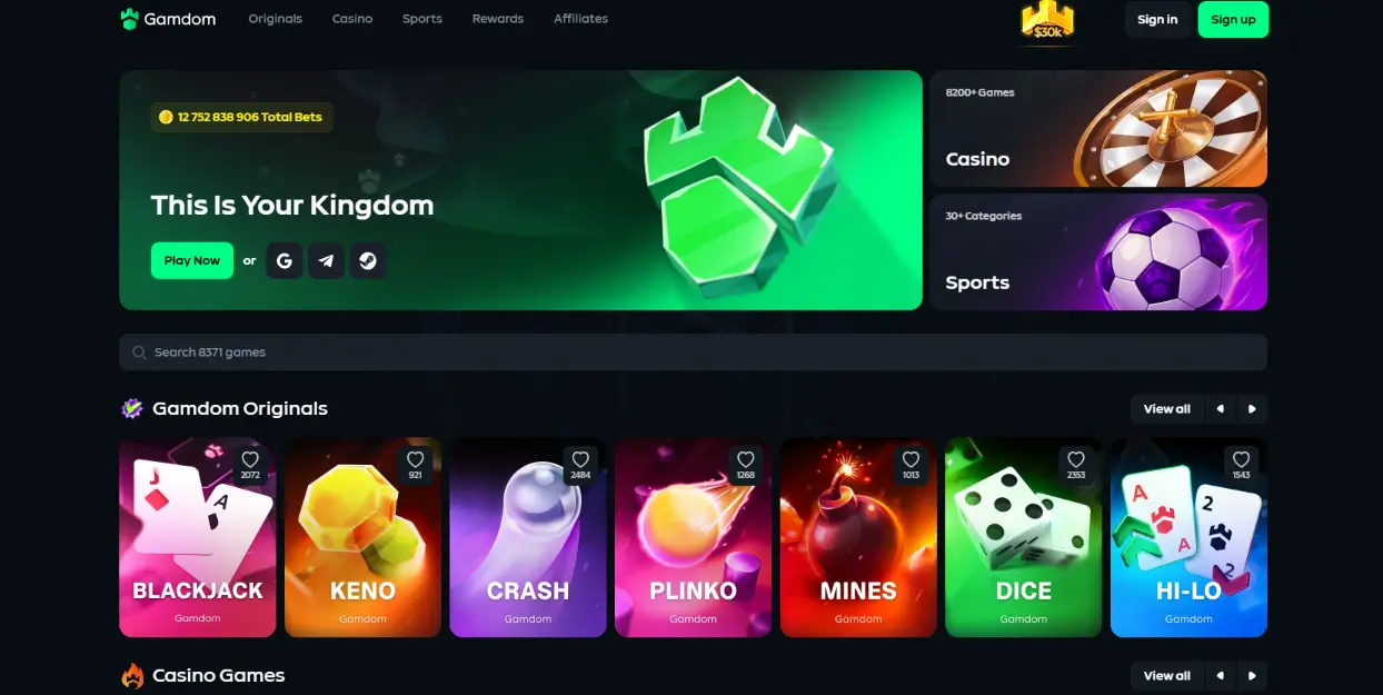 Gamdom Casino